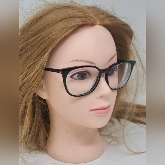 Saint Laurent Paris Women's Glasses Frames Black Square SL 38 001 52-16-140 - Picture 7 of 16